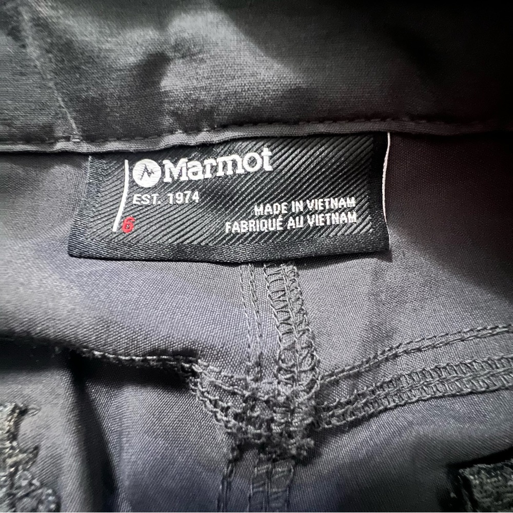 NEW Marmot Gray Raina Hiking Outdoor Rain Pants Spring Waterproof Activewear - Picture 16 of 16